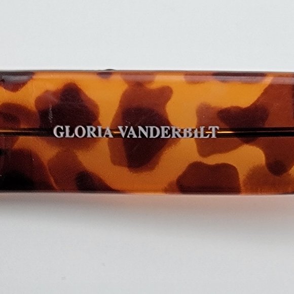 Gloria Vanderbilt GV Tortoise Gold Frame Brown Gradient Lens Sunglasses 50mm main image 6